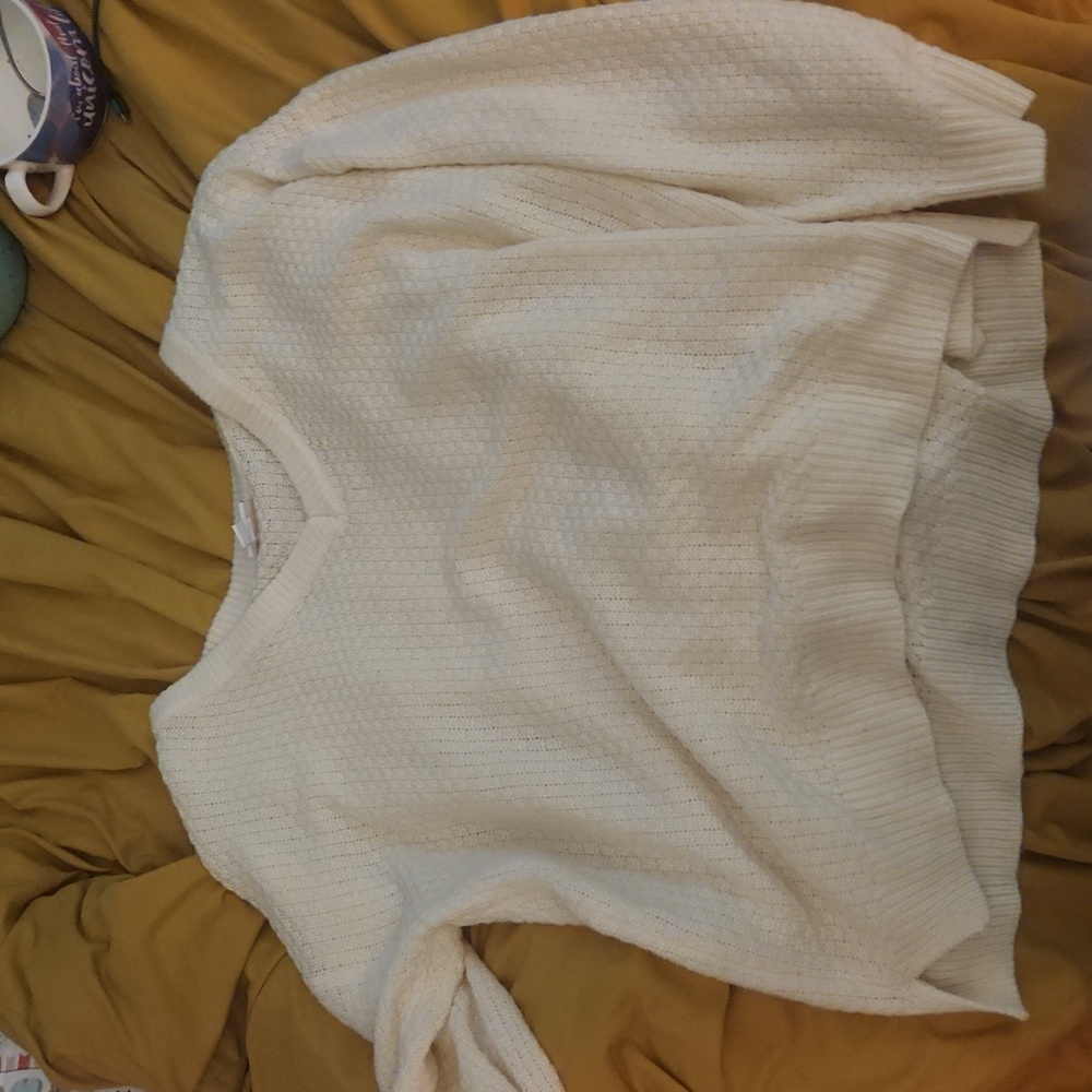 Slightly cropped sweater
